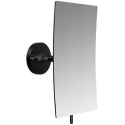Emco Round Klebe-Wandspiegel 109413337 132 x 208 mm, eckig, 3-fach, schwarz