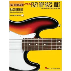 More Easy Pop Bass Lines: Play the Bass Lines of 20 Pop and Rock Songs (With CD (Audio)), Sachbücher