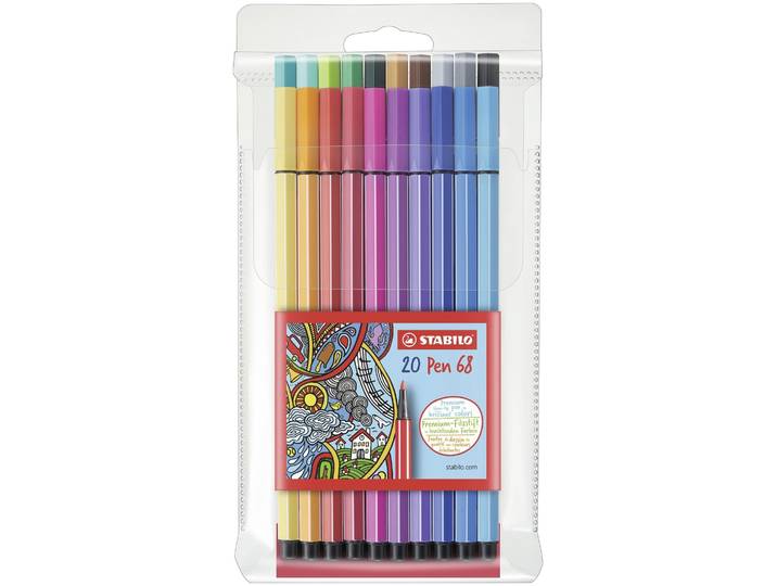 Stabilo Pen 68 Fasermaler 20er Et