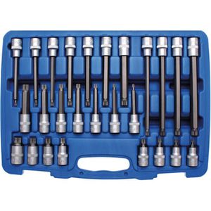 BGS-technic Schraubendreher-Einsatz 5180 26-teilig, 1/2 Zoll, Innenvielzahn