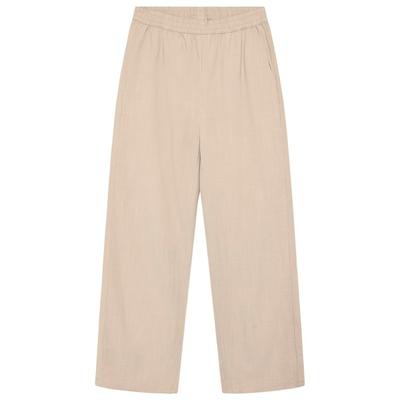 KnowledgeCotton Apparel - Women's Posey Linen-Mix Pants - Freizeithose Gr S beige