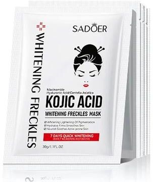 Uplift Picks SADOER Kojic Acid Brightening And Hydrating Face Mask 5pcs SADOER Kojic Acid Brightening And Hydrating Face Mask 5pcs
