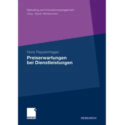 Preiserwartungen bei Dienstleistungen, Fachbücher von Nora Reppenhagen