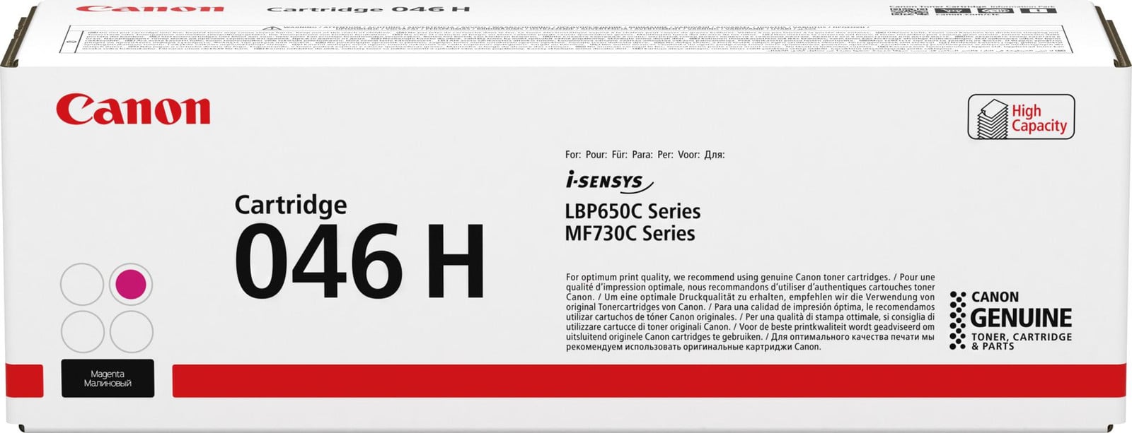 Canon lasertoner 046H, magenta