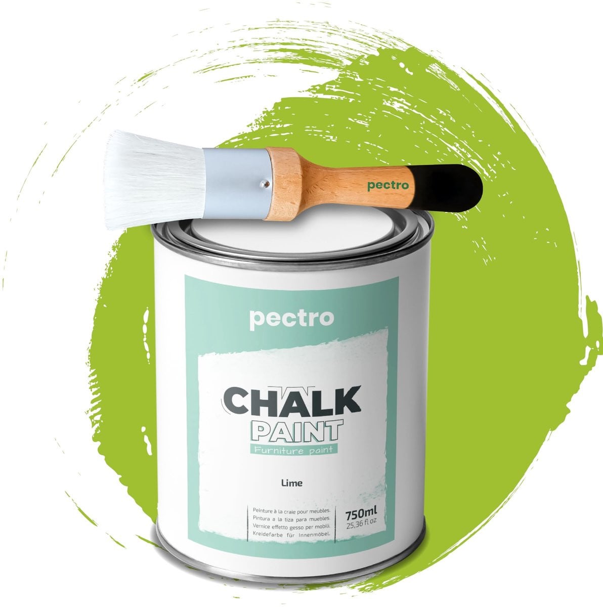 Elzusha Chalk Paint voor Meubels met Borstel 750ml