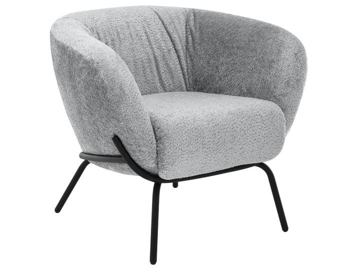 Lomoco Cocktailsessel, Grau, Metall, 79x71x74 cm, Fussart wählbar, Lederauswahl, Stoffauswahl, Wohnzimmer, Sessel, Cocktailsessel