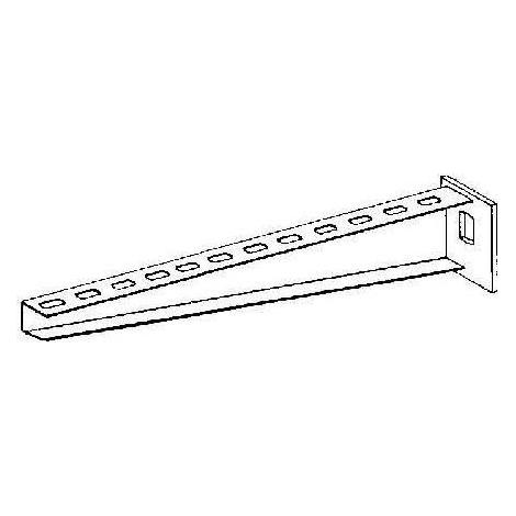 Niedax NIE KTA400E3 Hängestiel/ Wandausleger standarD75X410mm 2,5 kN Edelstahl (KTA400E3)