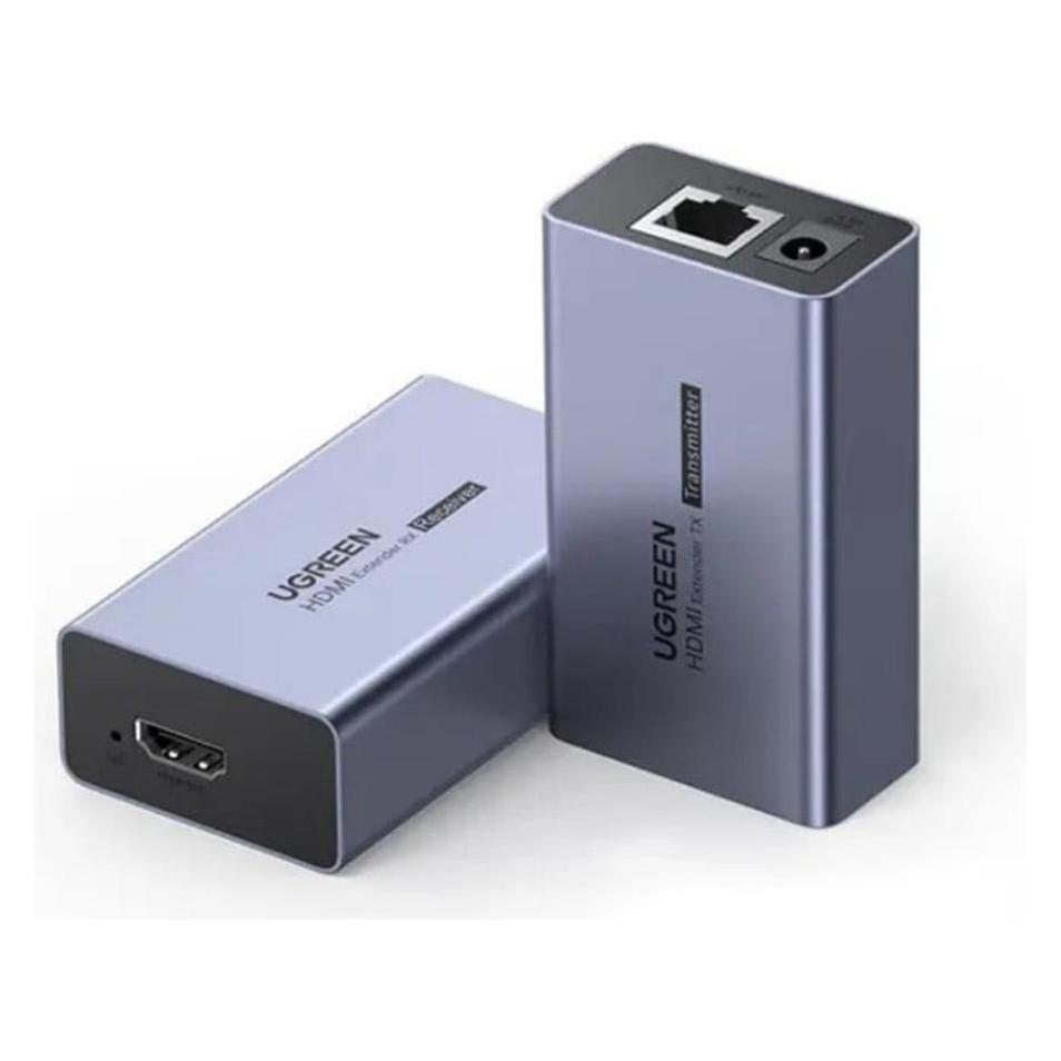 Ugreen - Adapter CM609 (90811EU) - HDMI Over Ethernet Extender, 0.5m - Black (Extender) (378922)