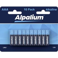 Alpalium Micro (AAA)-Batterie Alkali-Mangan 1.5 V 10 St. 12001003