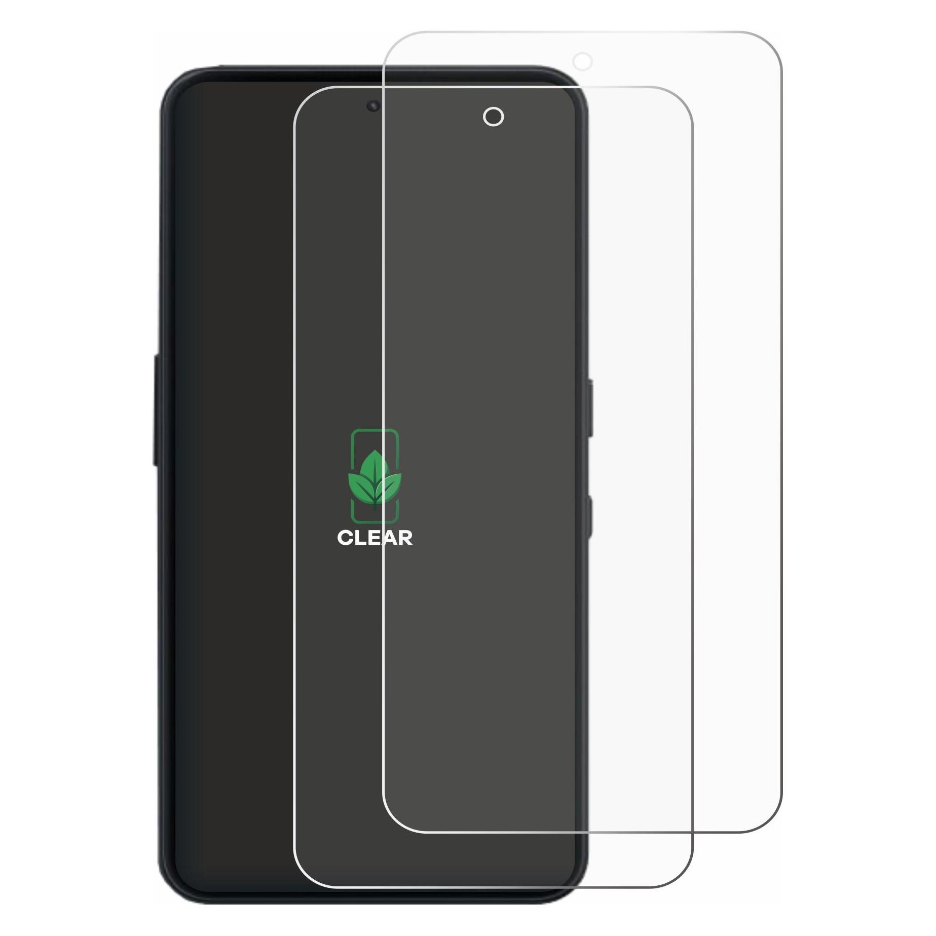 ScreenLeaf Schutzfolie für Nothing Phone (3a) Lite Displayschutz Display Schutz Folie Klar Transparent (2 Stk., Nothing Phone (3a)) (6161028)