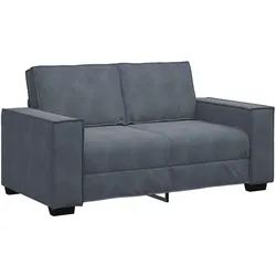 vidaXL 2-Sitzer-Sofa Dunkelgrau 160x78x84 cm Samt