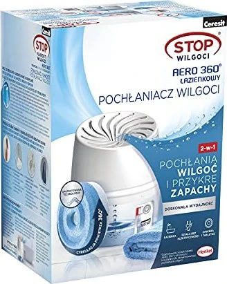 Pattex Luftentfeuchter Nachfüll Tabs Aero 360 2x450g Meadow