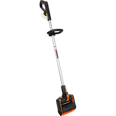 Akku-Fugenbürste WORX "Multi-Bürste WG441E.93", orange (schwarz), Elektroreinigungsbürsten, für Stein, Holz und zur Unkrautentfernung, ohne Akku und Ladegerät