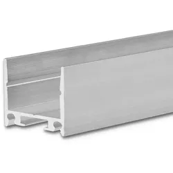 ISOLED LED Aufbau-/ Leuchtenprofil HIDE SINGLE, Aluminium, 200cm, Alu eloxiert ISO-114797