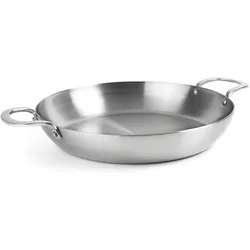 Lacor FERRUM Paellapfanne aus Eisen mit hitzebeständigen Griffen 32 cm
