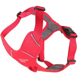 Mountain Paws Dog Harness, Extra Large, Red (Hund), Halsband + Leine