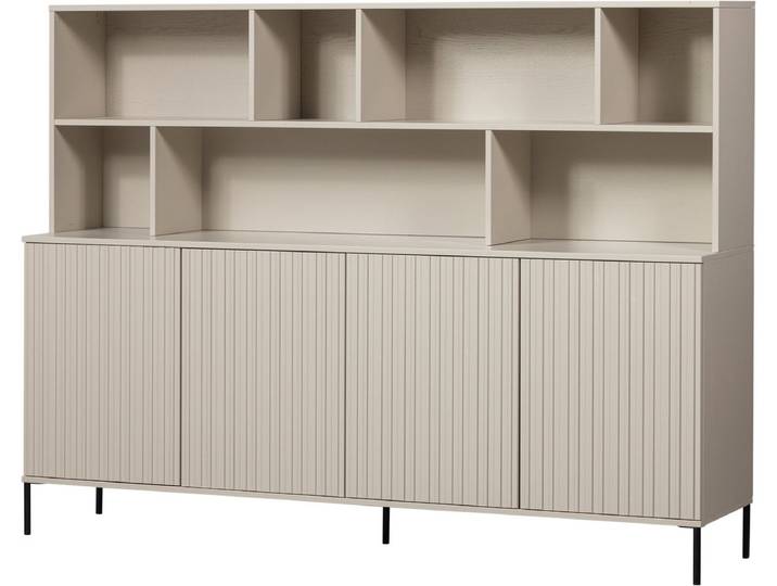 WOOOD New Gravure Wandkast - Grenen - Dust - 150x200x44