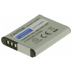 2-Power Digital Camera Battery 3.7V 730mAh (Kamera Akku), Kamera Stromversorgung, Grau, Schwarz