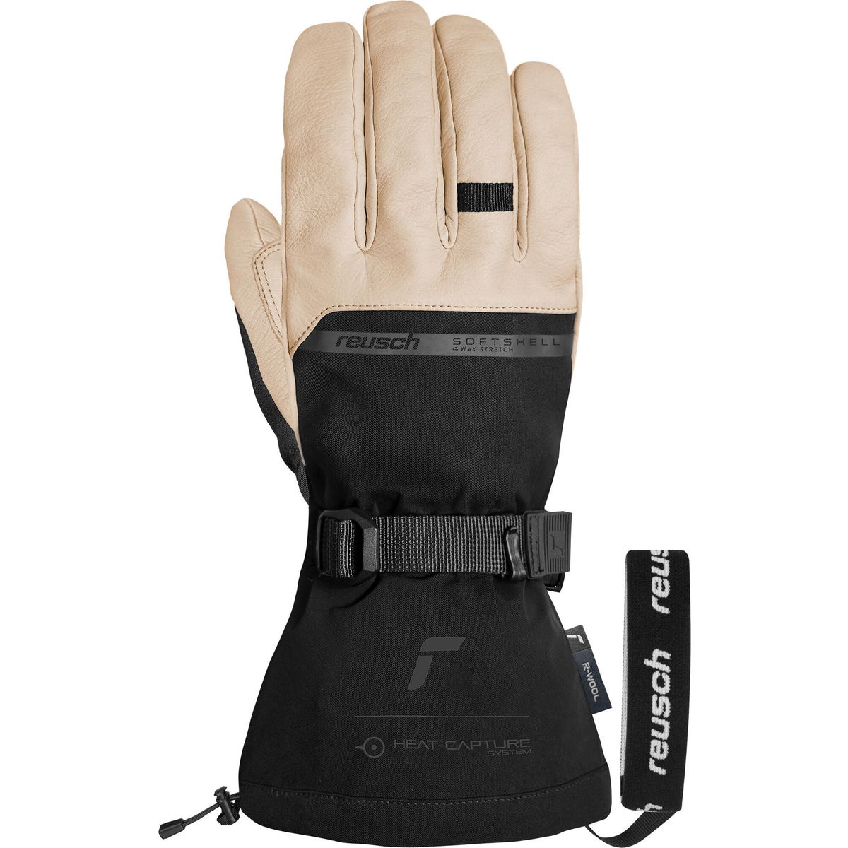 Reusch Duality R-wool tan / black (9002) 7 6502105-9002-7