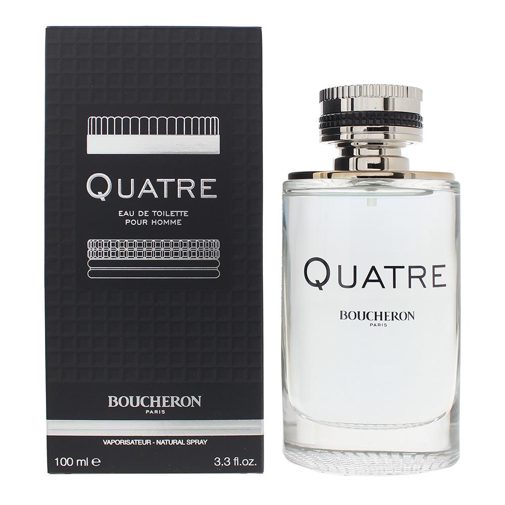 Boucheron Quatre Pour Homme Eau de Toilette 100ml Spray Voor Hem