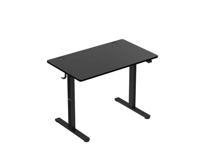 Bureau Assis Debout HUZARO HERO 7.9 Noir Bureau Electrique Ergonomique PC Gaming Informatique 2xCrochets Bureau gaming