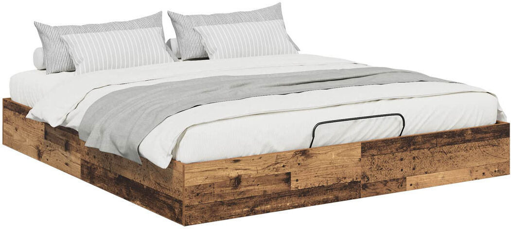 Metro Bed Old Wood European Kingsize (160 x 200 cm)