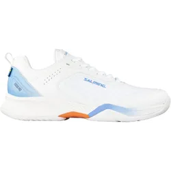 Salming, Herren, Hallenschuhe, Fusion Pro (42 2/3), Blau, Weiss