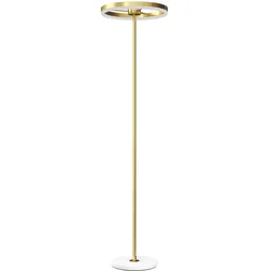 STEHLAMPE LED Wohnzimmer Dimmbar Stehleuchte mit 3 Lichtfarben, Fußschalter
