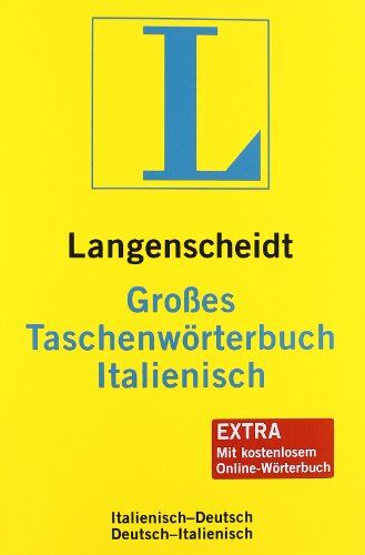 Langenscheidt, Redaktion von - Langenscheidt Großes Taschenwörterbuch Italienisch: Italienisch-Deutsch/Deutsch-Italienisch: Italienisch - Deutsch / Deutsch - Italienisch. Rund ... (Langenscheidt Große Taschenwörterbücher) - Preis vom 17.10.2026 19:25:27 h
