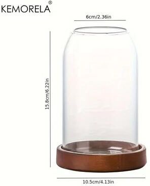 Inspired Finds Kemorela Countertop Tableware Storage Jar With Tray, Chopsticks Organizer, Knife And Fork Holder, Kitchen Utensil Storag tall Clear