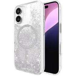 Case-Mate Waterfall MagSafe Case (Apple iPhone 16), Smartphone Hülle, Silber