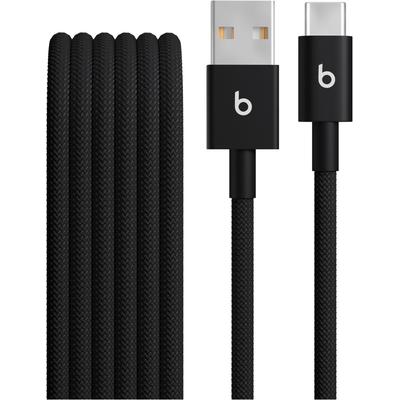 APPLE USB-Kabel "USB-A auf USB-C Gewebtes Kabel", schwarz (power, schwarz, 2er, pack), 150cmcm, Kabel