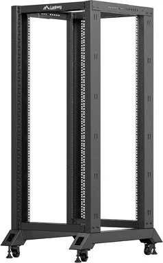 Lanberg 19" 27U 600x800 freistehendes, offenes Rack V2 sw