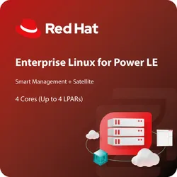 Red Hat Enterprise Linux for IBM Power, LE with Smart Management + Satellite (4 Cores, Up to 4 LPARs