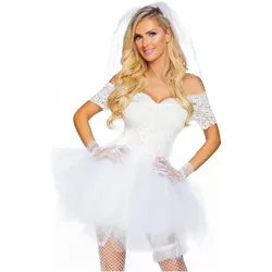 Leg Avenue Hochzeitskleid - Mutige Braut Bianca (M, S)