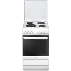 Amica SHE 11640 W, Backofen + Herd Freistehend, Weiss