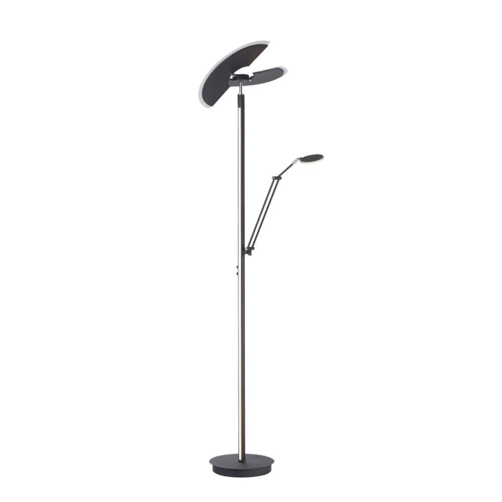 Paul Neuhaus Pure Mutil LED vloerlamp - Antraciet - Modern - Dimbaar en verstelbaar