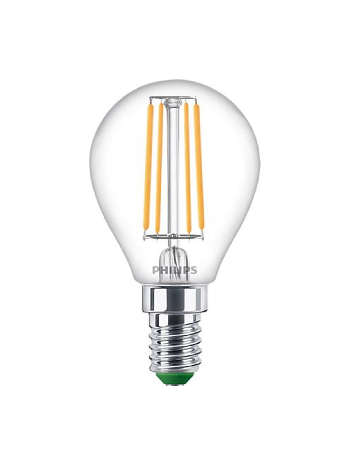 Philips LED-Lampe P45 Mini-ball 2.3W827 (40W) clear E14