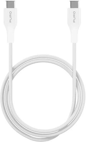 Puro Cabo Plano  USB- C 1m - Branco