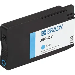 Brady J50-CY - Cyan - - BradyJet J5000 - 101.6 mm - 23.9 - 57.1, Etikettendrucker, Mehrfarbig