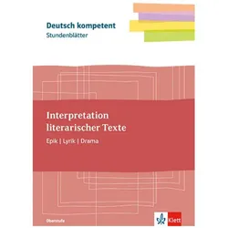 Stundenblätter Interpretationen schreiben, Schulbücher