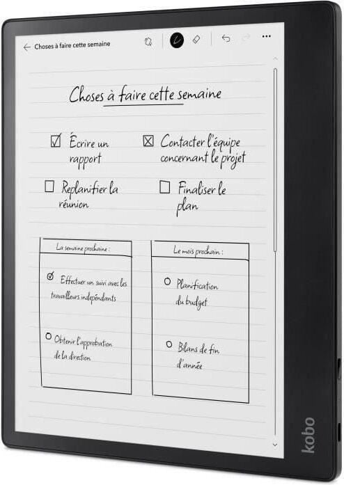 Kobo Elipsa 2E e-reader met 10,3 inch touchscreen, E Ink Carta 1200, 227 PPI en inclusief stylus