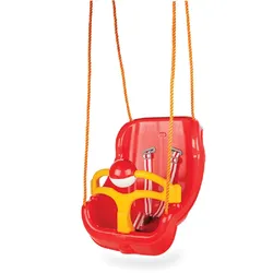Pilsan Babyschaukel 2 in 1 Big Swing 06130, hohe Rückenlehne, abnehmbarem Bügel rot