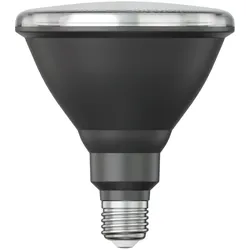 ledscom.de E27 LED Leuchtmittel, PAR38 kurzer Hals, weiß (4200 K), 16,1 W, 1379lm, 45°, Reflektorspiegel (silber)