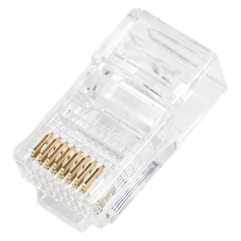 Digitus RJ45 (8P8C) Straight-Through-Cat.5e-ungeschirmter Stecker, AWG 26-24, Packung mit 100 Stück (Netzwerk Zubehör) (X-ML-5U-EZ)