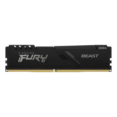 KINGSTON Arbeitsspeicher "16GB 3600MT/s DDR4 CL18 DIMM FURY Beast Black", schwarz, 16 GB, Arbeitsspeicher