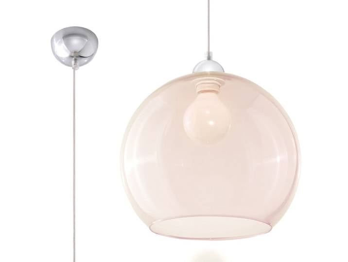 Suspension Acier Champagne E27 1 Ball