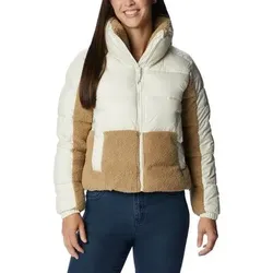 COLUMBIA Damen Jacke Leadbetter Point Sherpa Hybrid, Größe S in Weiß Weiß