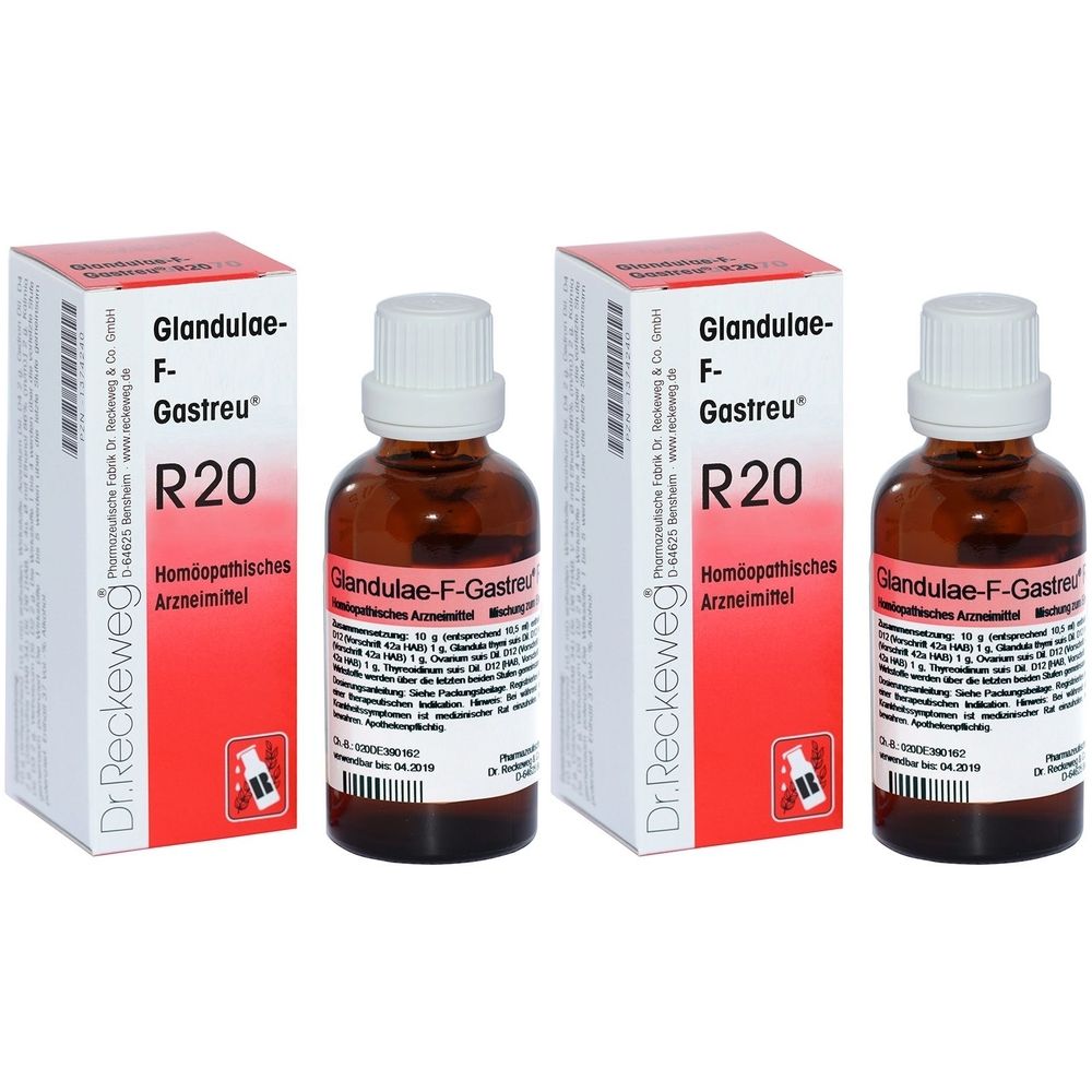 GLANDULAE-F-Gastreu R20 Mischung 2x 2x50 ml