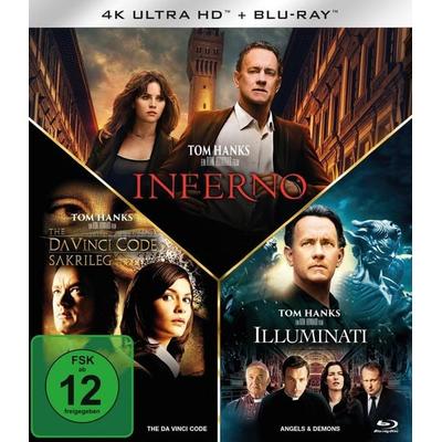 Illuminati / Inferno / The Da Vinci Code (3 4K Ultra HD s + 3 Blu-rays), Blu-ray 4K